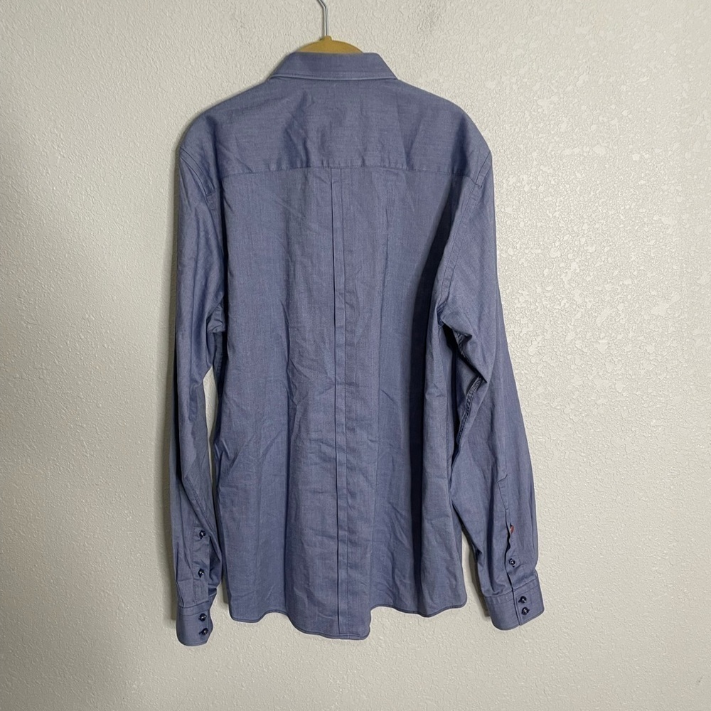 Stone Rose Red Rivet Collection Button Down Shirt 3/M - Picture 7 of 8